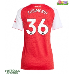 Arsenal Martin Zubimendi #36 Hemmatröja Kvinnor 2025-26 Kortärmad